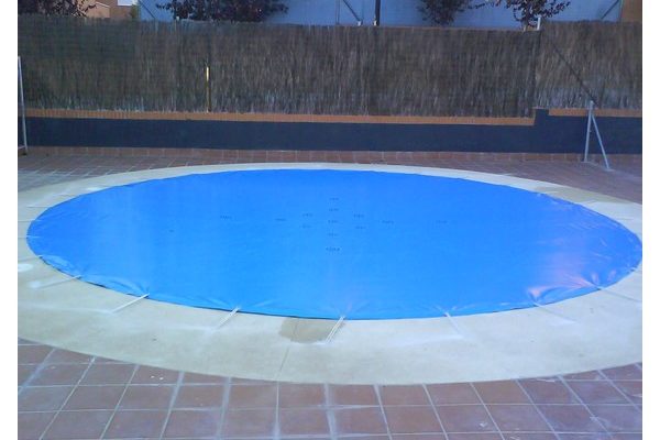 Lona piscina invierno azul - Quality Covers Spain